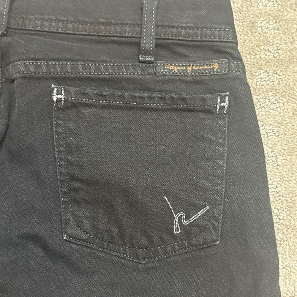 Citizens Of Humanity Womens‎ 27 Dark Wash Straight Leg Slim Fit Classic Denim - Picture 4 of 5